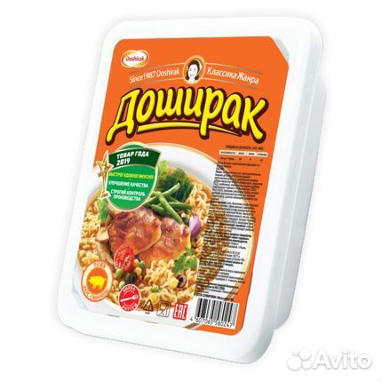 Лапша быстрого приготовления Доширак Свинина 90г