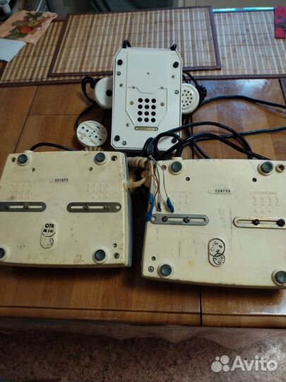 Телефоны дисковые проводные с защитой, СССР