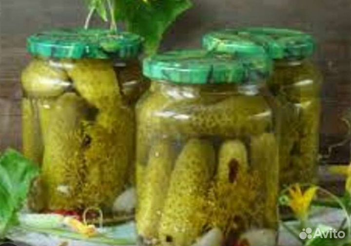 Огурцы солёные