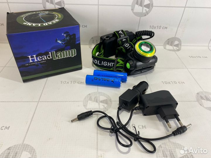 Фонарь налобный аккумуляторный