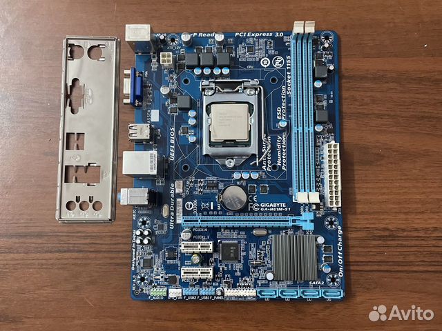 Материнская плата gigabyte ga-h61m-s1 1155 купить в Нижнем Новгороде ...