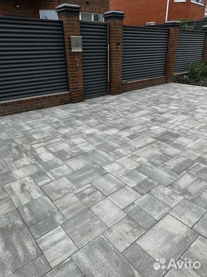 Тротуарная плитка вибропрессованная