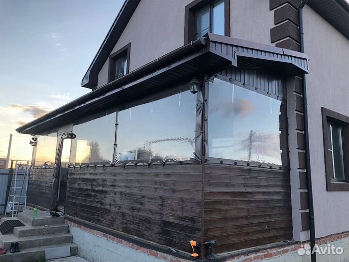 Мягкие окна. Окна для террас. Окна пвх