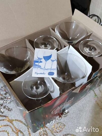 Бокалы под мартини