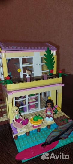 Lego friends школа и пляжный домик