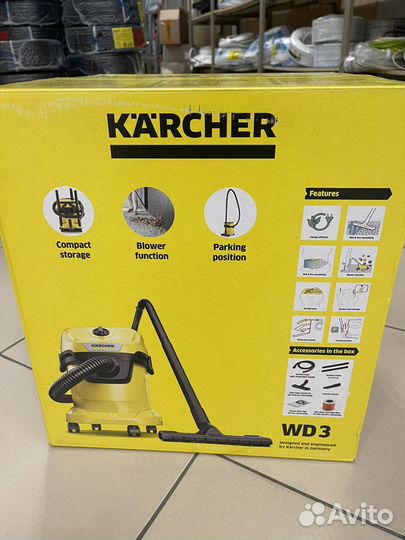 Пылесос karcher wd 3