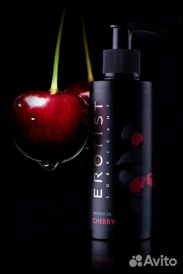 Массажное масло Erotist Cherry с ароматом вишни - 150 мл