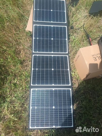 Портативная электростанция 500Вт с солнечн. батаре