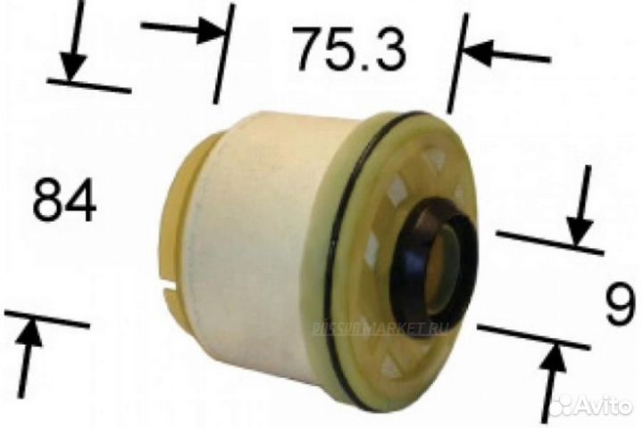 Azumi FE21193 Фильтр топливный элемент