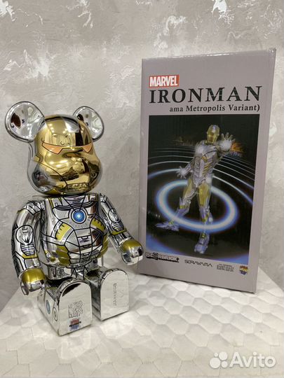 Игрушка Bearbrick 28cm Corayma Жлезный человек