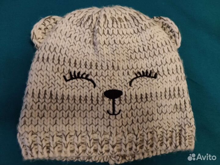 Шапка мишка с ушками с флисом 40-42 см Gee Jay