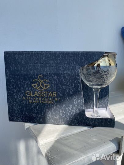 Набор бокалов glasstar новый 6 шт