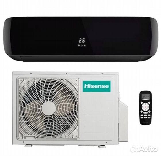 Кондиционер Hisense Black Crystal Classic AS-10HW4