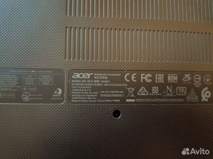 Ноутбук Acer N19H1