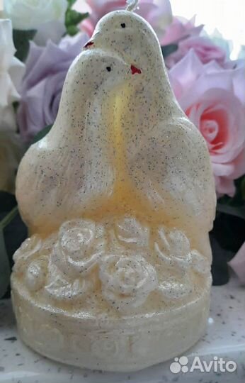 Декор для свадьбы, свеча 