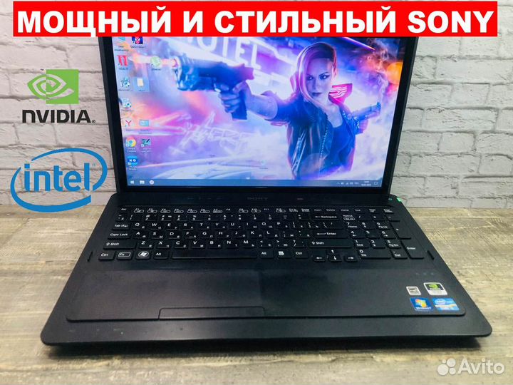 Игровой ноутбук Sony i5/12Gb/SSD/2 Видеокарты
