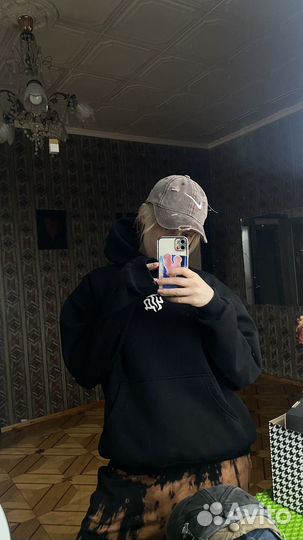 Кепка Nike рваная/вареная