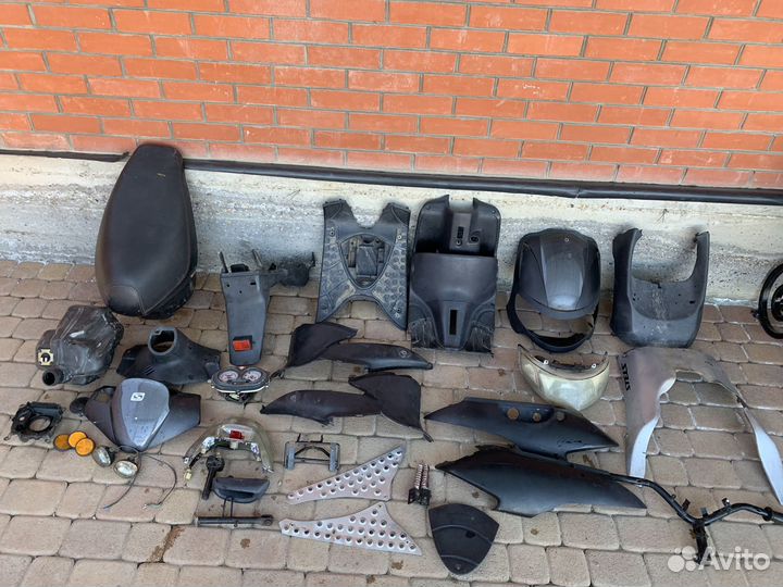 Полный разбор скутера Stels Skif, есть все