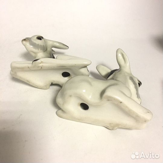 Ослик фарфоро статуэтка