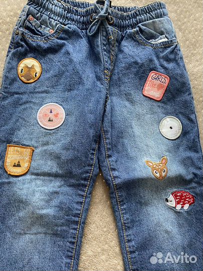 Джинсы утепленные для девочки