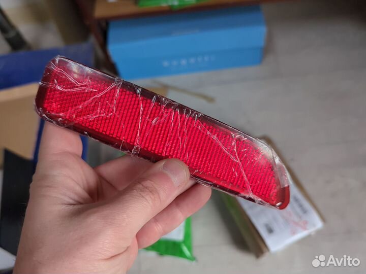 Катафот заднего бампера лада Ларгус