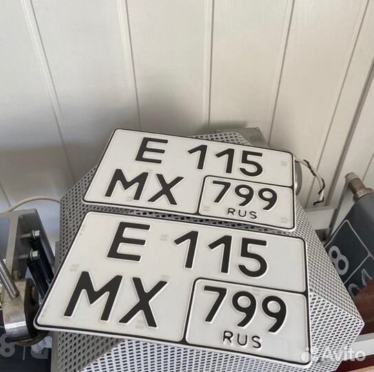 Дубликат номеров на спецтехнику