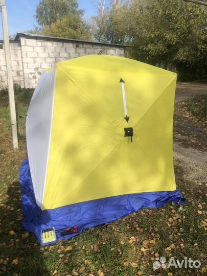 Палатка зимняя стек куб1