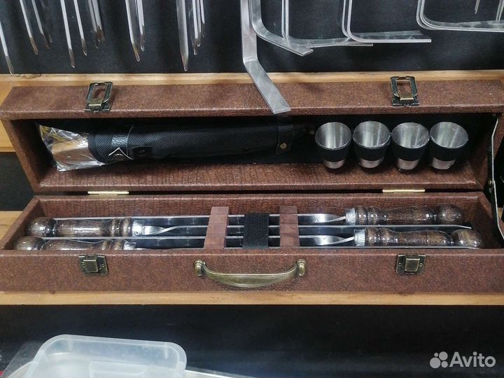 Набор шампуров в кейсе и чехла, а так же штучно