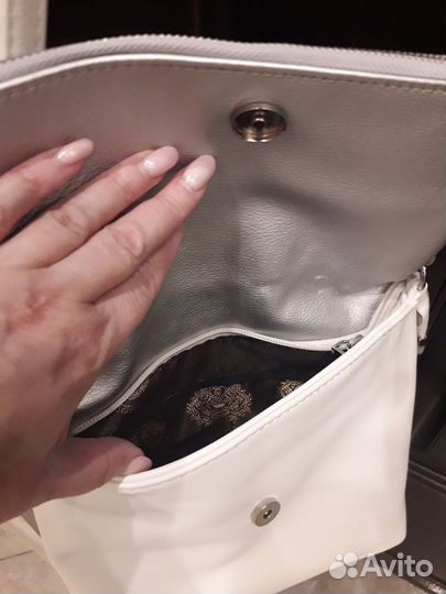 Сумка женская через плечо белая