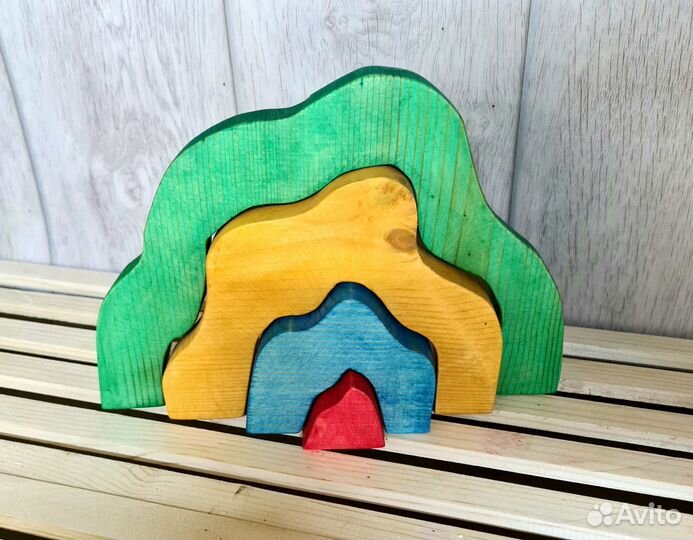 Развивающий конструктор монтессори 