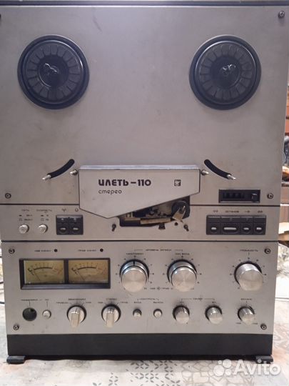 Катушечный магнитофон Илеть110, Илеть102-разбор