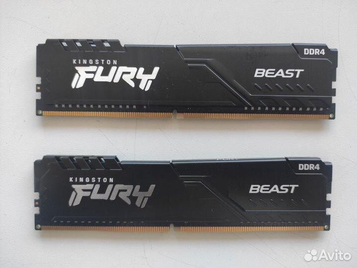 Оперативная память DDR4 Kingston 16 Gb