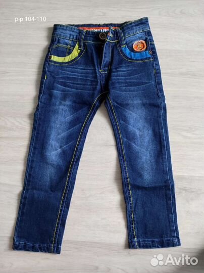 Джинсы на мальчика размеры 86/92, 98,104