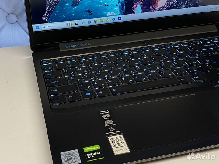 Lenovo игровой i7-10gen\16gb\gtx1650-4gb\ssd+hdd\F