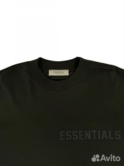 Футболка Fear Of God Essentials T-Shirt Off Black