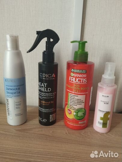 Средства для волос пакетом 4шт