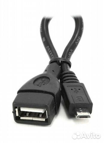 Переходник USB - micro USB OTG новый