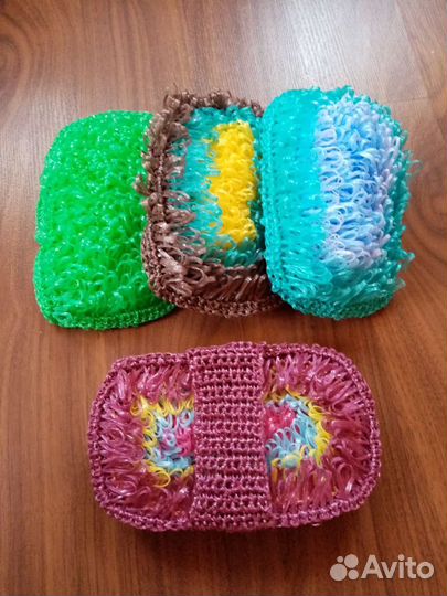 Мочалка ручной работы