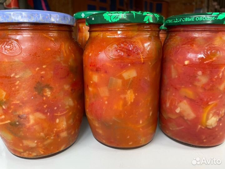 Консервированые салаты на зиму