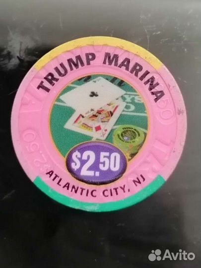 Фишка казино Trump Marina, Alantic City