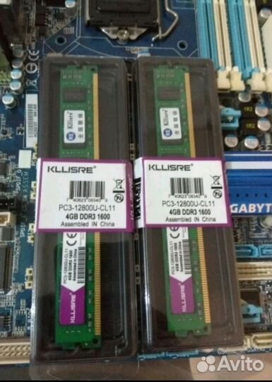 Оперативная память DDR3 4 Гб 1600 Mhz. Новая