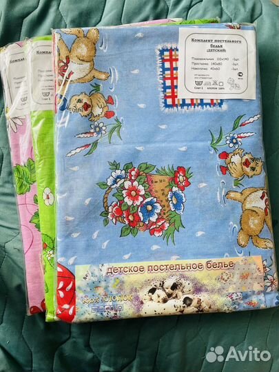 Комплект постельного белья детский в кроватку