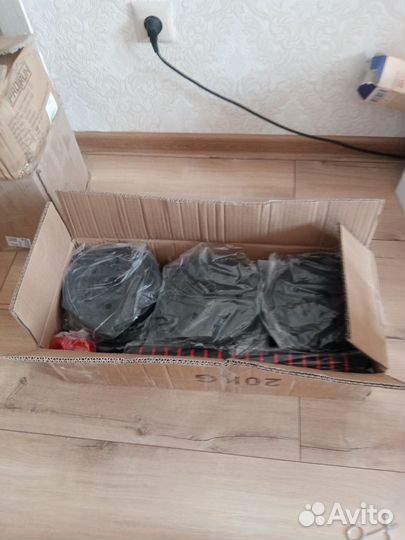 Новые гантели 20кг+штанга