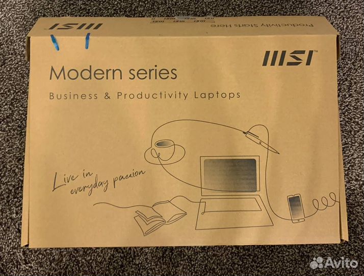 Ноутбук MSI modern 15