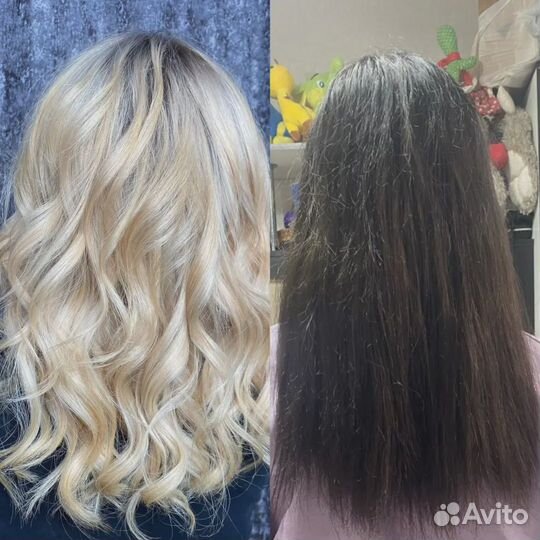 Сложное окрашивание выход из черного