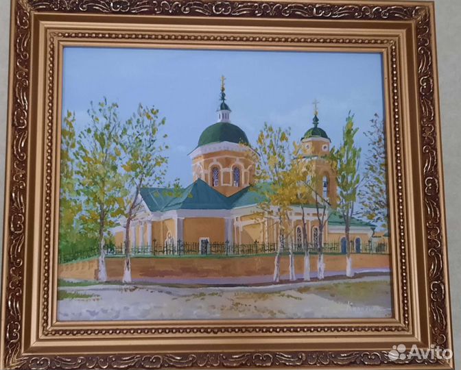 Картина маслом на холсте пейзаж