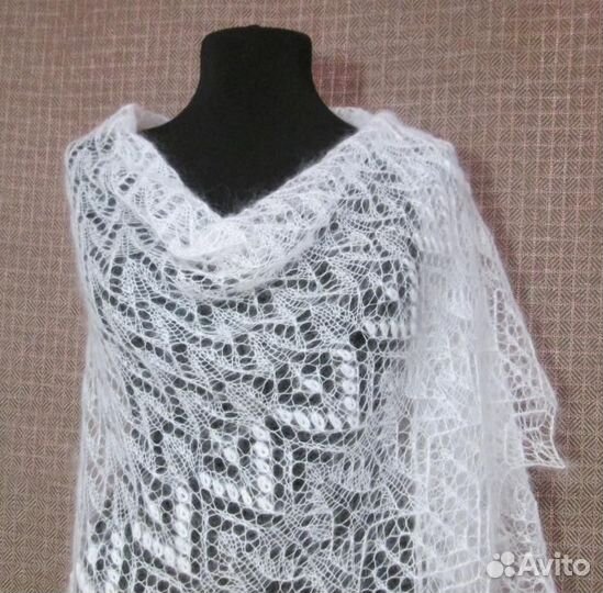 Шаль /платок/накидка из мохера (новая)