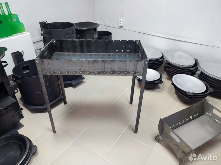 Мангал разборный Пикник Люкс 2мм