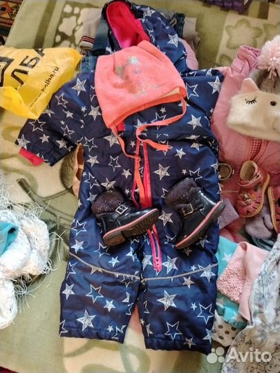 Детские вещи на девочку пакетом 86 92