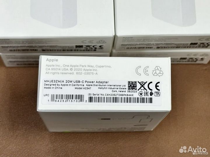 Адаптер apple 20w